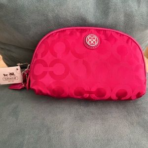 Coach Fuchsia Cosmetic Case